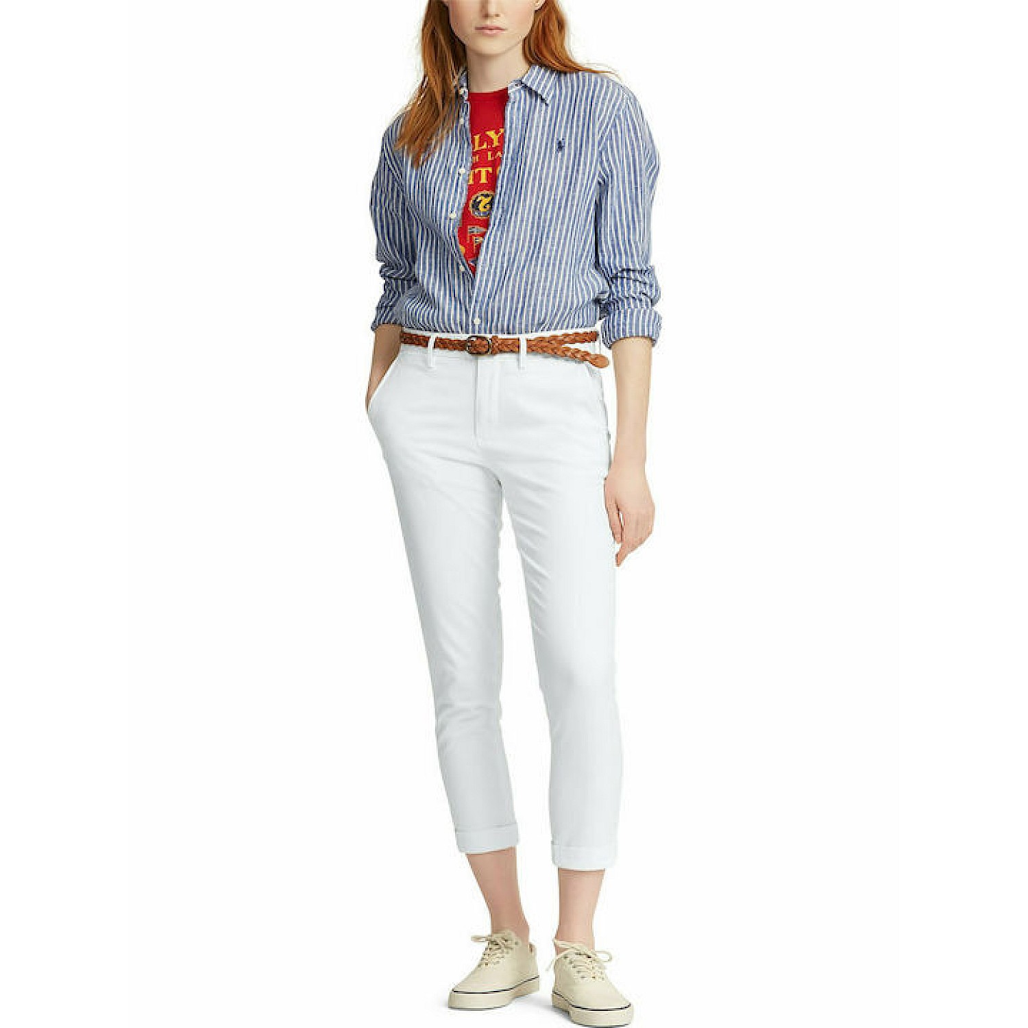 Γυναικείο Παντελόνι Chino Cropped POLO RALPH LAUREN