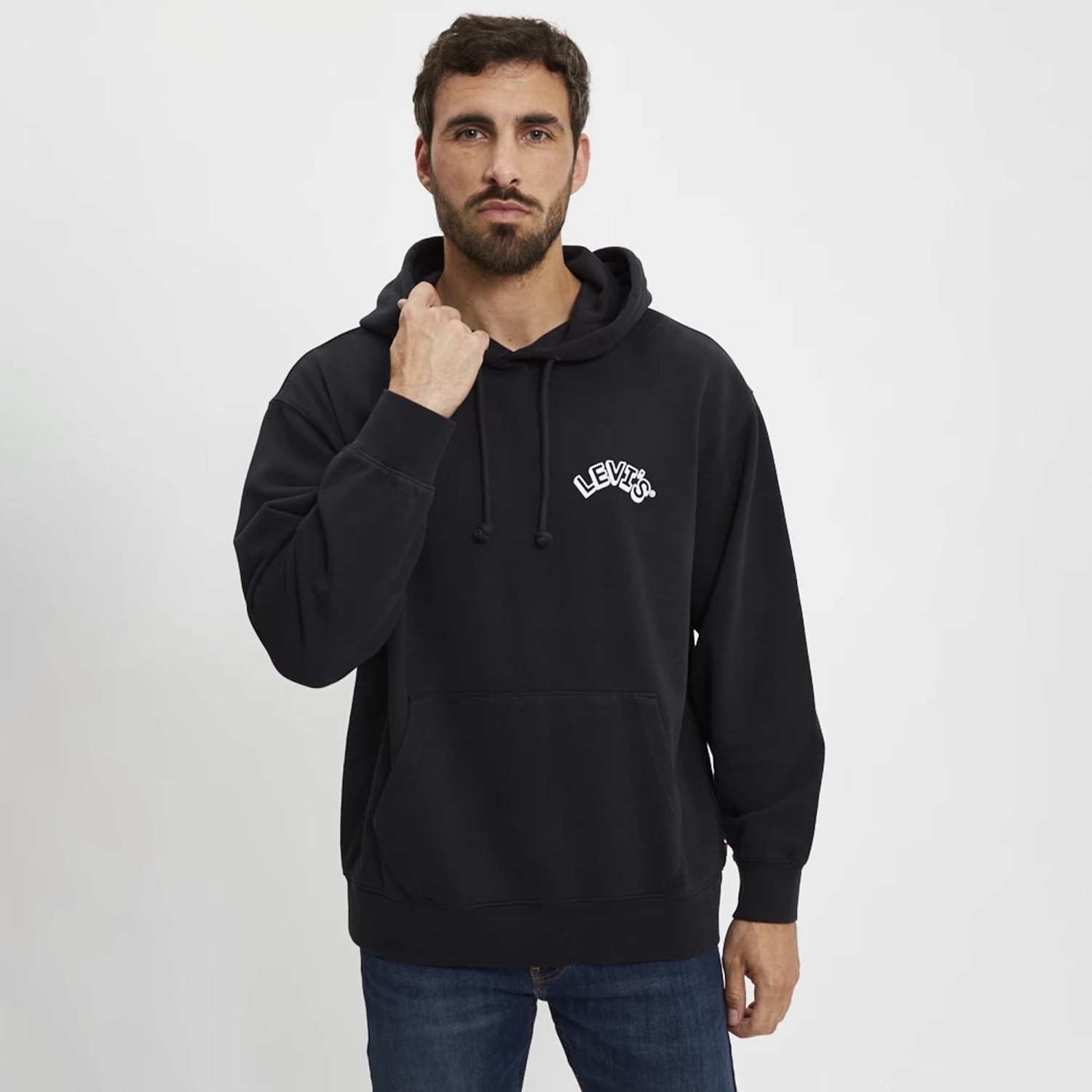 ΑΝΔΡΙΚΗ ΜΠΛΟΥΖΑ ΦΟΥΤΕΡ ΜΕ ΚΟΥΚΟΥΛΑ RELAXED GRAPHIC 384790309