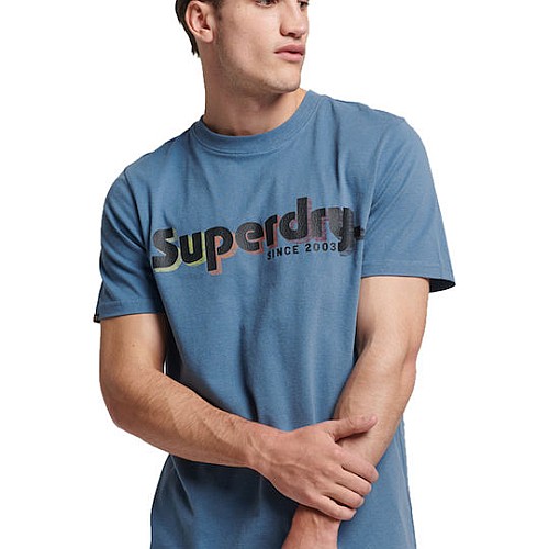 SUPERDRY ΑΝΔΡΙΚΟ T-SHIRT TERRAIN LOGO CLASSIC M1011756A