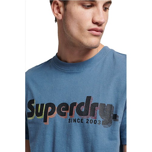 SUPERDRY ΑΝΔΡΙΚΟ T-SHIRT TERRAIN LOGO CLASSIC M1011756A