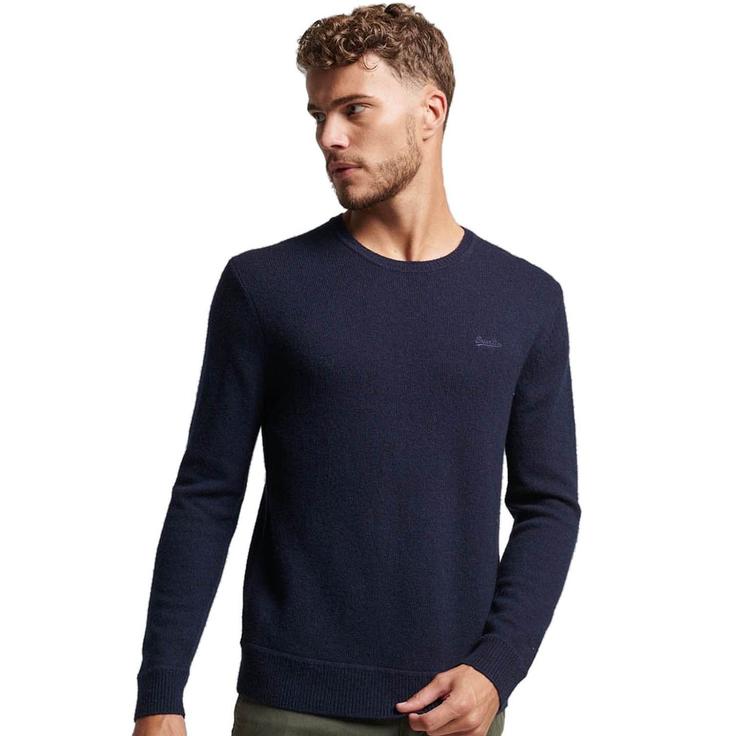 SUPERDRY ΑΝΔΡΙΚΗ ΠΛΕΚΤΗ ΜΠΛΟΥΖΑ ESSENTIAL SLIM FIT M6110564A