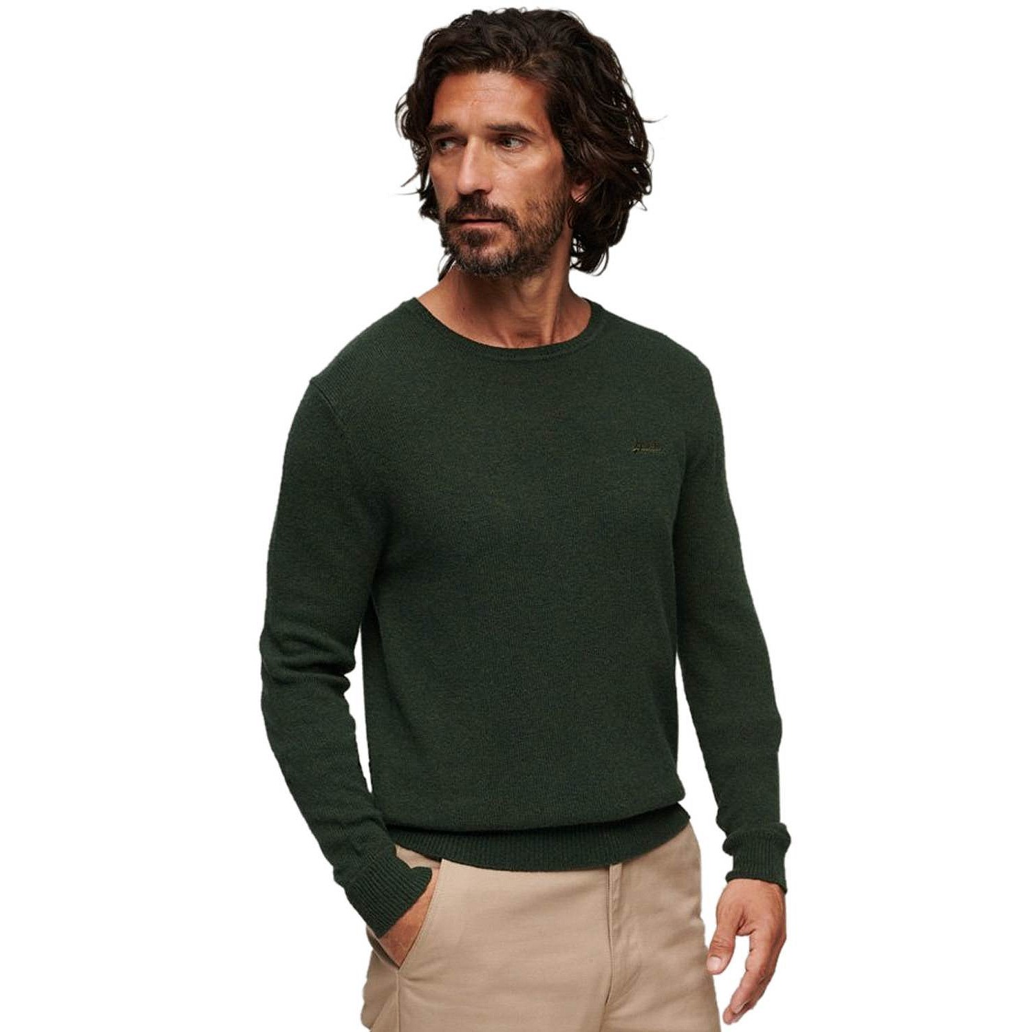 SUPERDRY ΑΝΔΡΙΚΗ ΠΛΕΚΤΗ ΜΠΛΟΥΖΑ ESSENTIAL SLIM FIT M6110564A