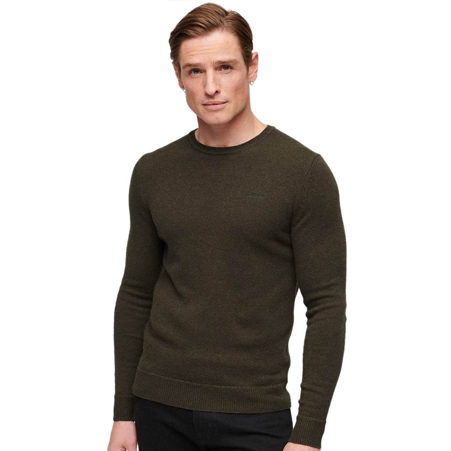 SUPERDRY ΑΝΔΡΙΚΗ ΠΛΕΚΤΗ ΜΠΛΟΥΖΑ ESSENTIAL SLIM FIT M6110564A