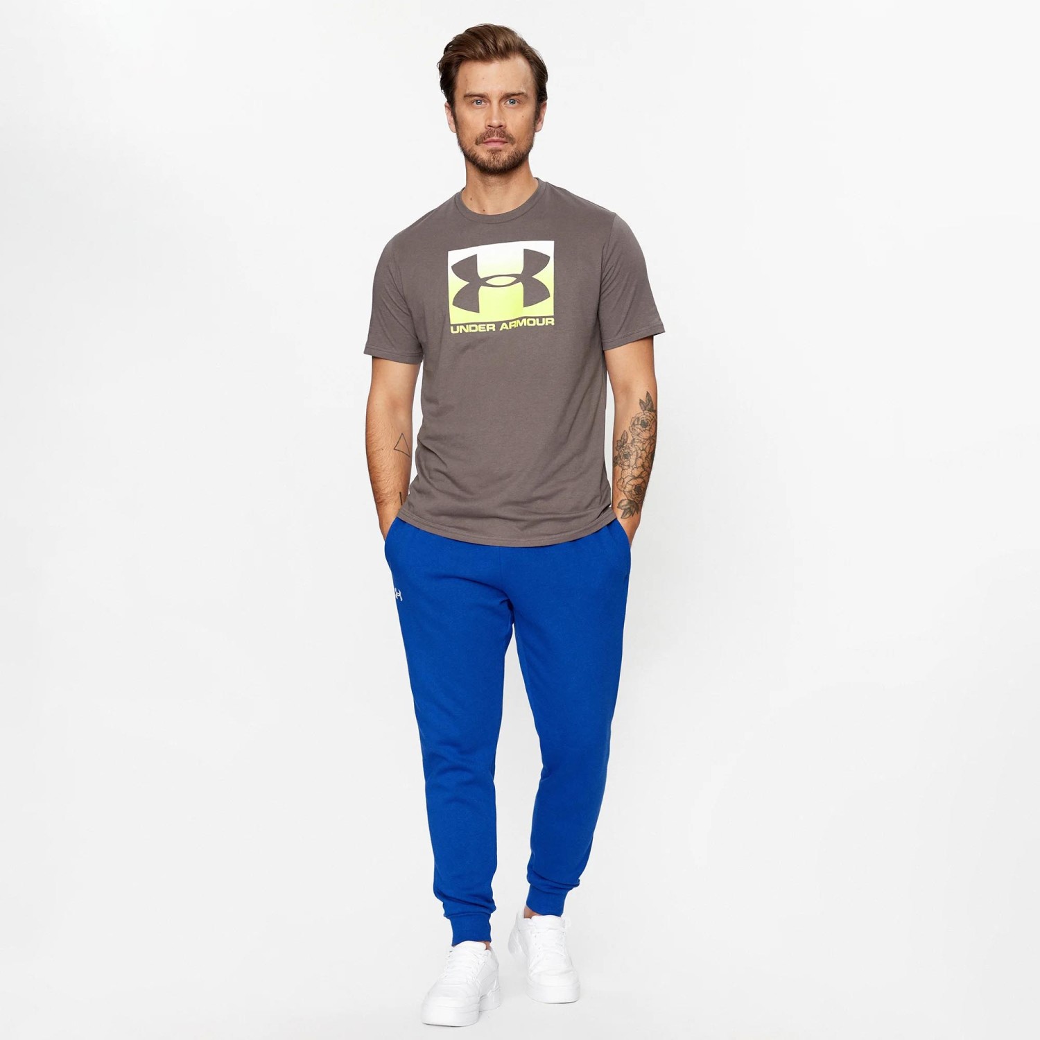UNDER ARMOUR T-SHIRT K/M UA BOXED SPORTSTYLE SS