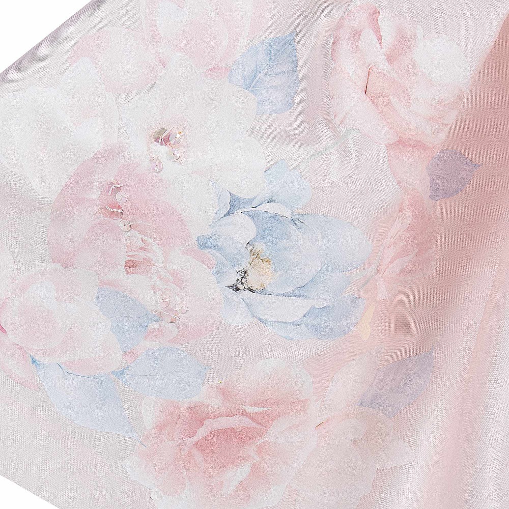 Παιδικό Φόρεμα με Floral Print και Ζώνη LAPIN HOUSE