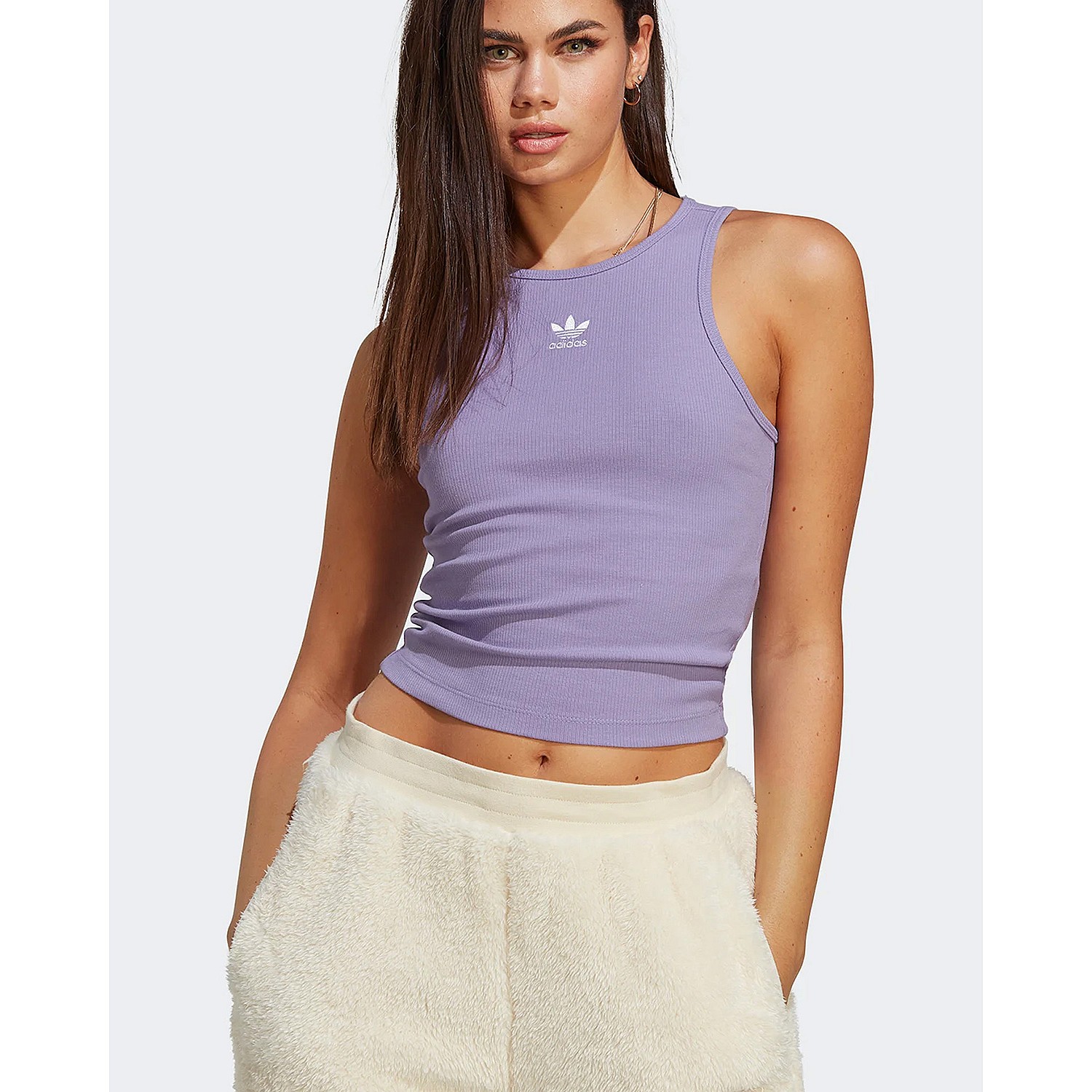 Adidas Adicolor Essentials Rib Tank Top Γυναικείο Αθλητικό T-Shirt