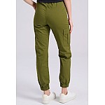 FUNKY BUDDHA Γυναικείο Cargo Παντελόνι Με Λάστιχο FBL009-101-02
