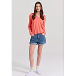 FUNKY BUDDHA Γυναικεία Πλεκτή Μπλούζα FBL009-101-09
