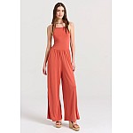 FUNKY BUDDHA Γυναικεία Wide Leg Fit Ολόσωμη Φόρμα FBL009-101-12