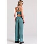 FUNKY BUDDHA Γυναικεία Wide Leg Fit Ολόσωμη Φόρμα FBL009-101-12