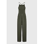FUNKY BUDDHA Γυναικεία Wide Leg Fit Ολόσωμη Φόρμα FBL009-101-12