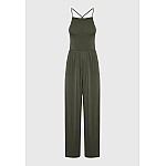 FUNKY BUDDHA Γυναικεία Wide Leg Fit Ολόσωμη Φόρμα FBL009-101-12