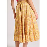 FUNKY BUDDHA Γυναικεία Floral Μίντι Φούστα FBL009-103-14