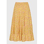 FUNKY BUDDHA Γυναικεία Floral Μίντι Φούστα FBL009-103-14