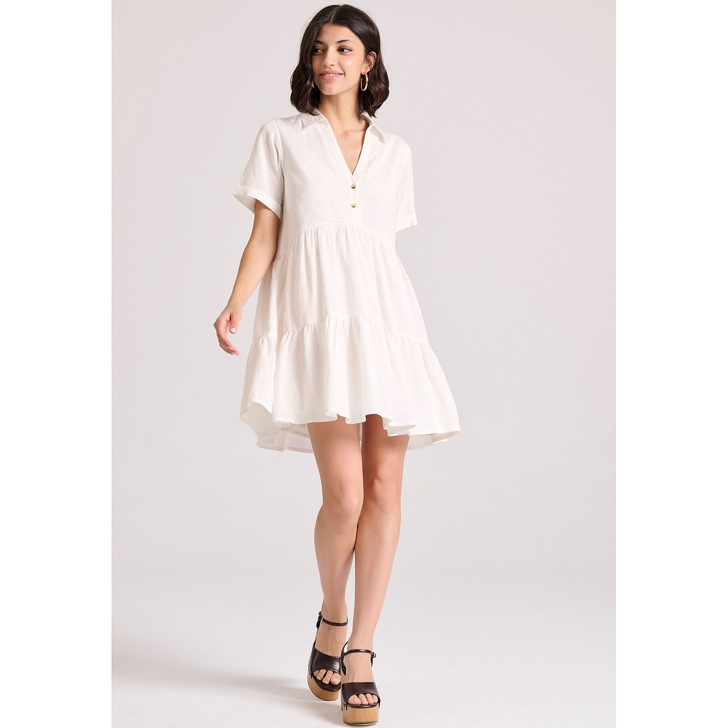 FUNKY BUDDHA Γυναικείο Σεμιζιέ Φόρεμα FBL009-104-13