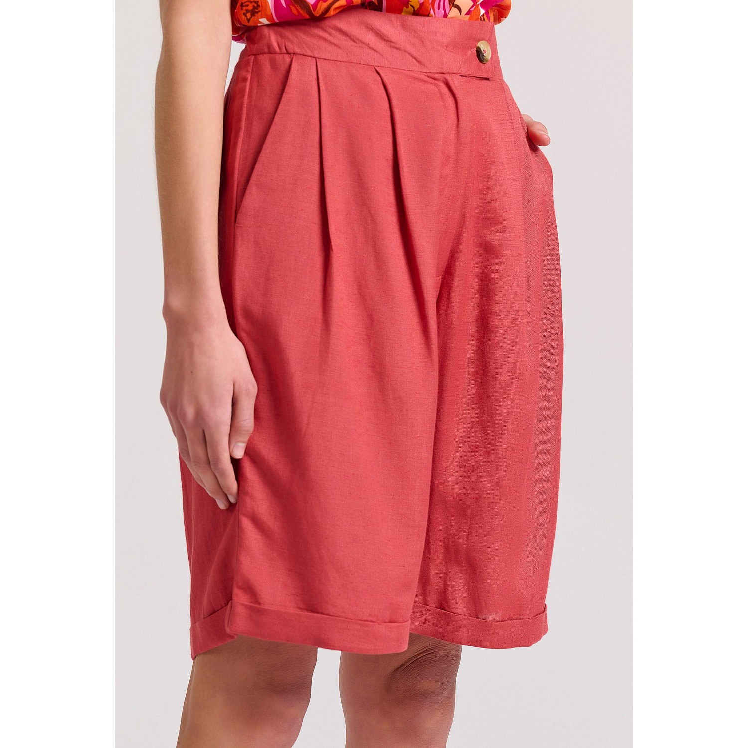 FUNKY BUDDHA Γυναικείο Ψηλόμεσο Σορτς FBL009-110-03