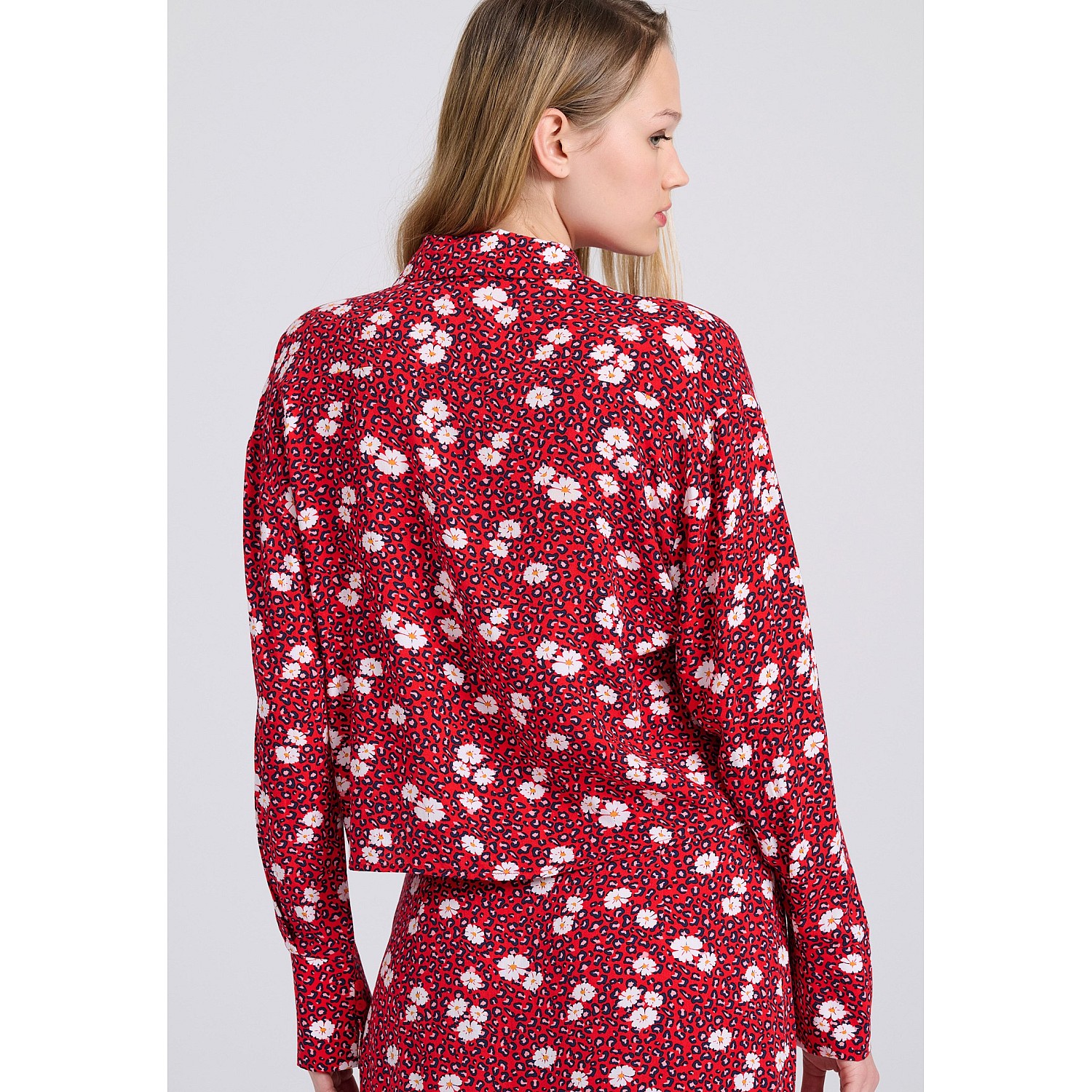 FUNKY BUDDHA Γυναικείο Loose Fit Πουκάμισο FBL009-111-05