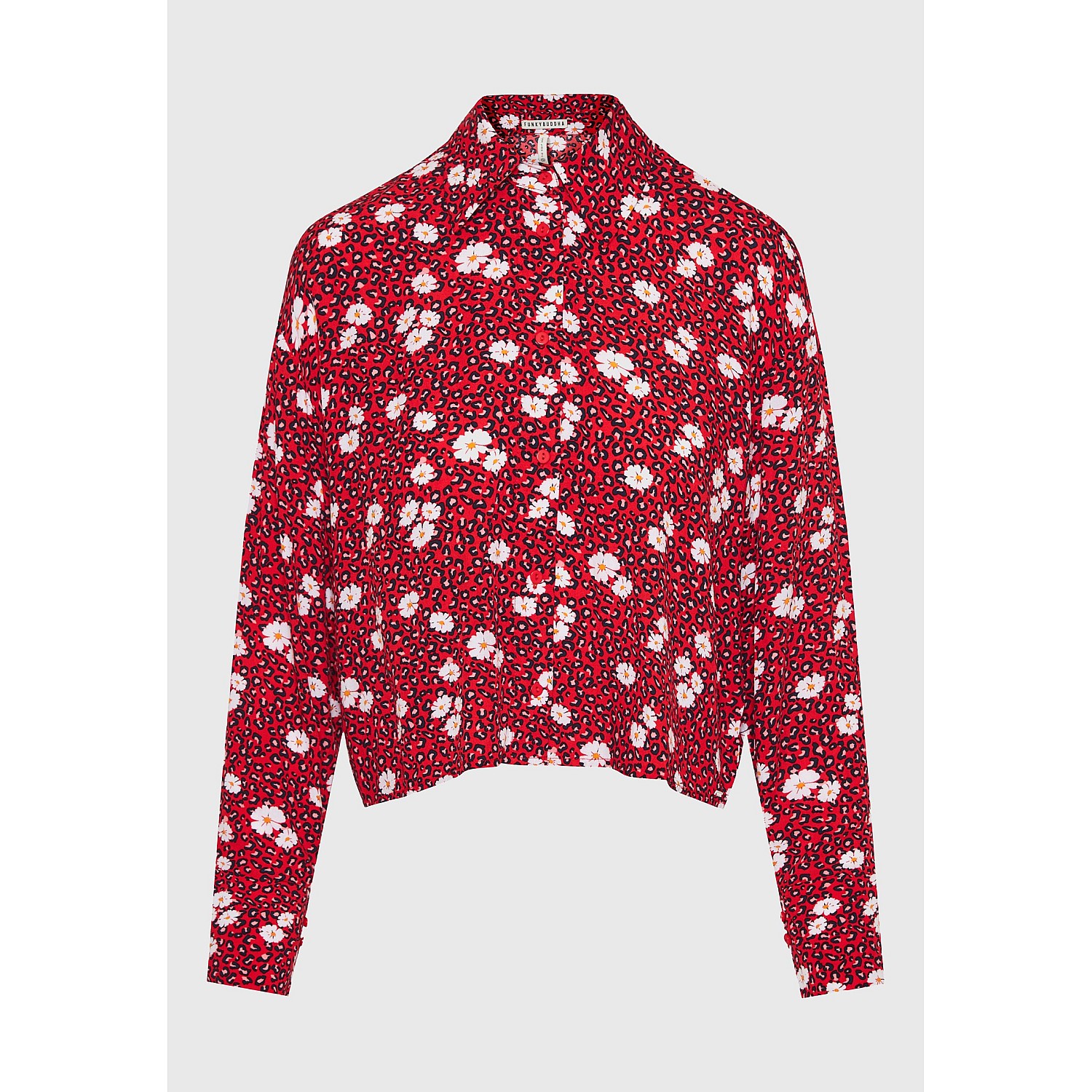 FUNKY BUDDHA Γυναικείο Loose Fit Πουκάμισο FBL009-111-05