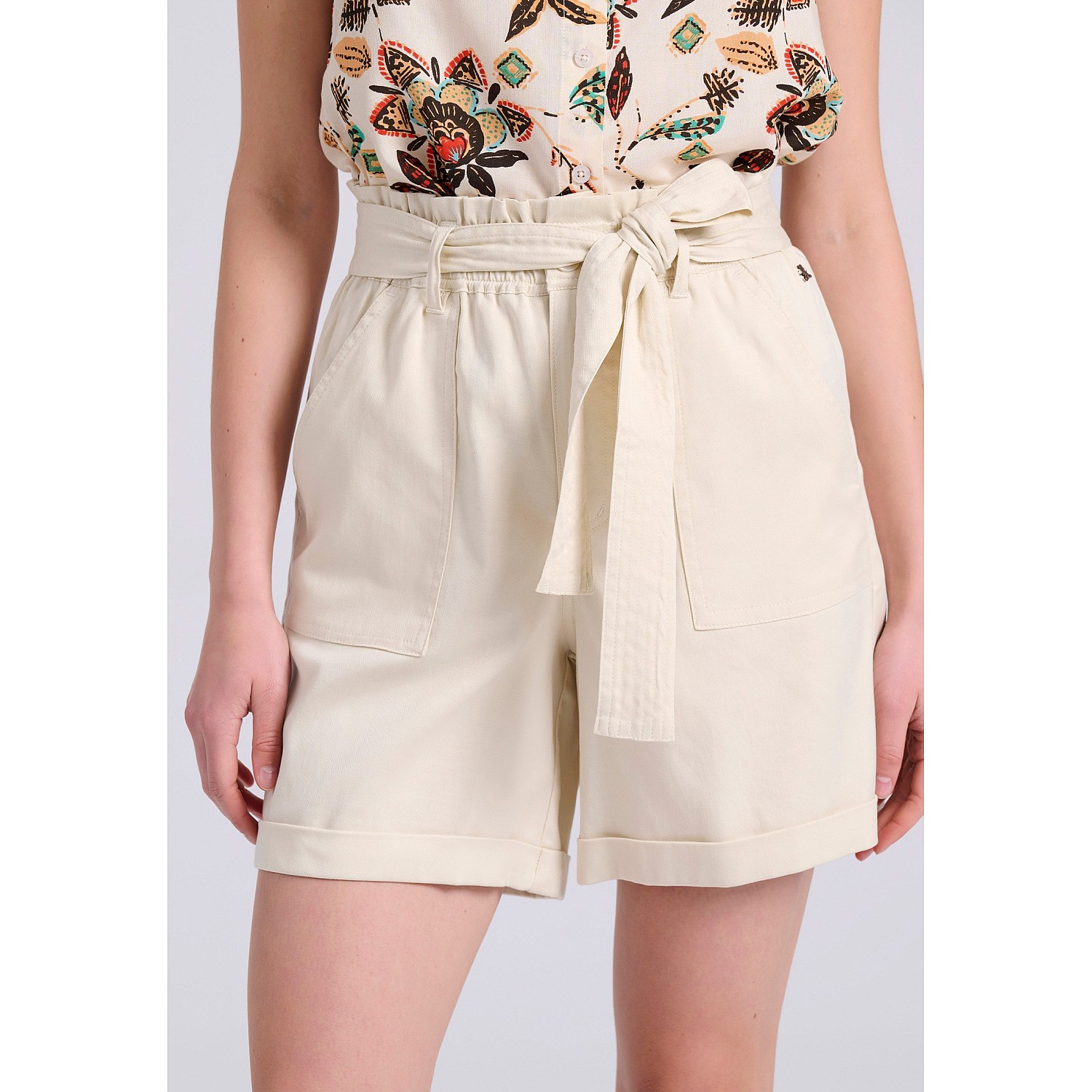 FUNKY BUDDHA Γυναικείο Lyocell Blend Σορτς FBL009-120-03