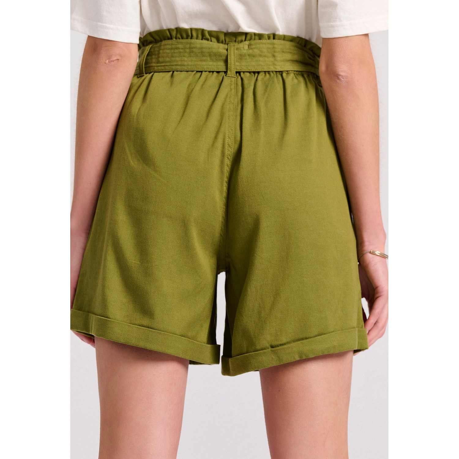 FUNKY BUDDHA Γυναικείο Lyocell Blend Σορτς FBL009-120-03