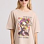 FUNKY BUDDHA Γυναικείο Loose Fit T-Shirt FBL009-121-04