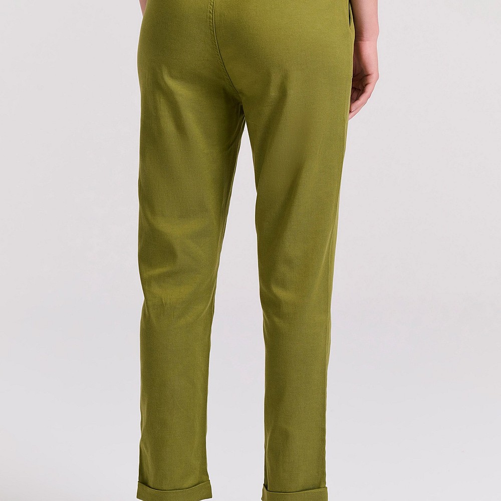 FUNKY BUDDHA Γυναικείο Cropped Παντελόνι FBL009-122-02