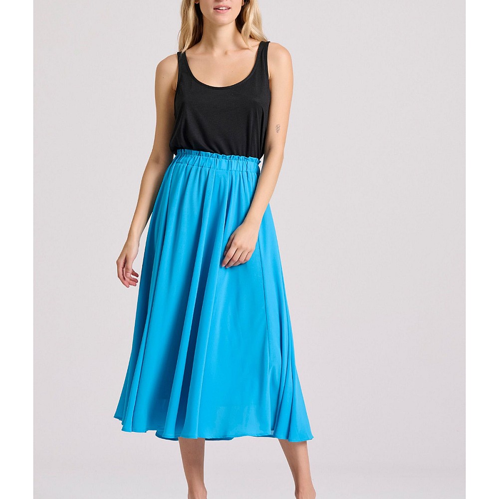 FUNKY BUDDHA Γυναικεία Loose Fit Μίντι Φούστα FBL009-122-14