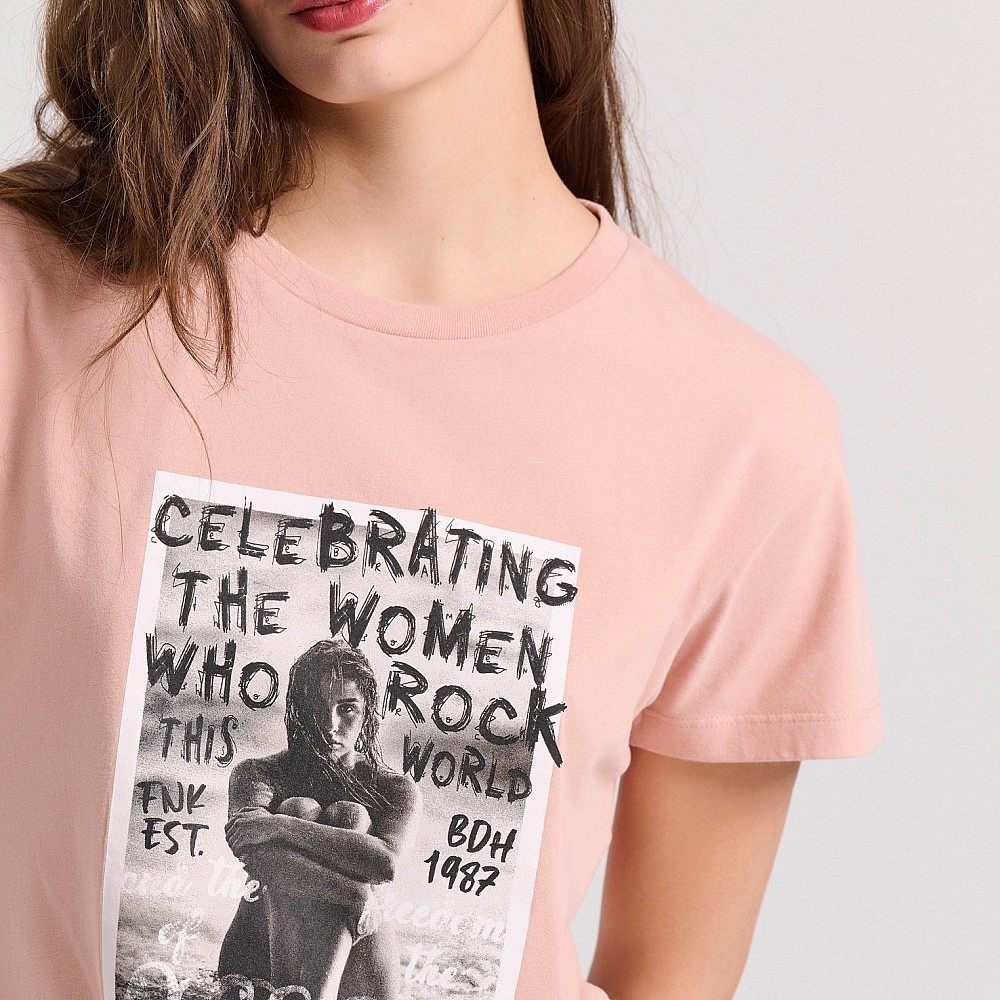 FUNKY BUDDHA Γυναικείο T-Shirt FBL009-124-04