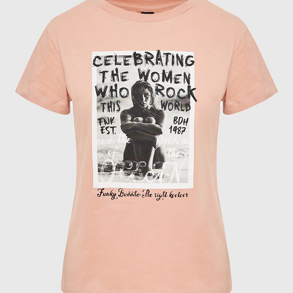 FUNKY BUDDHA Γυναικείο T-Shirt FBL009-124-04