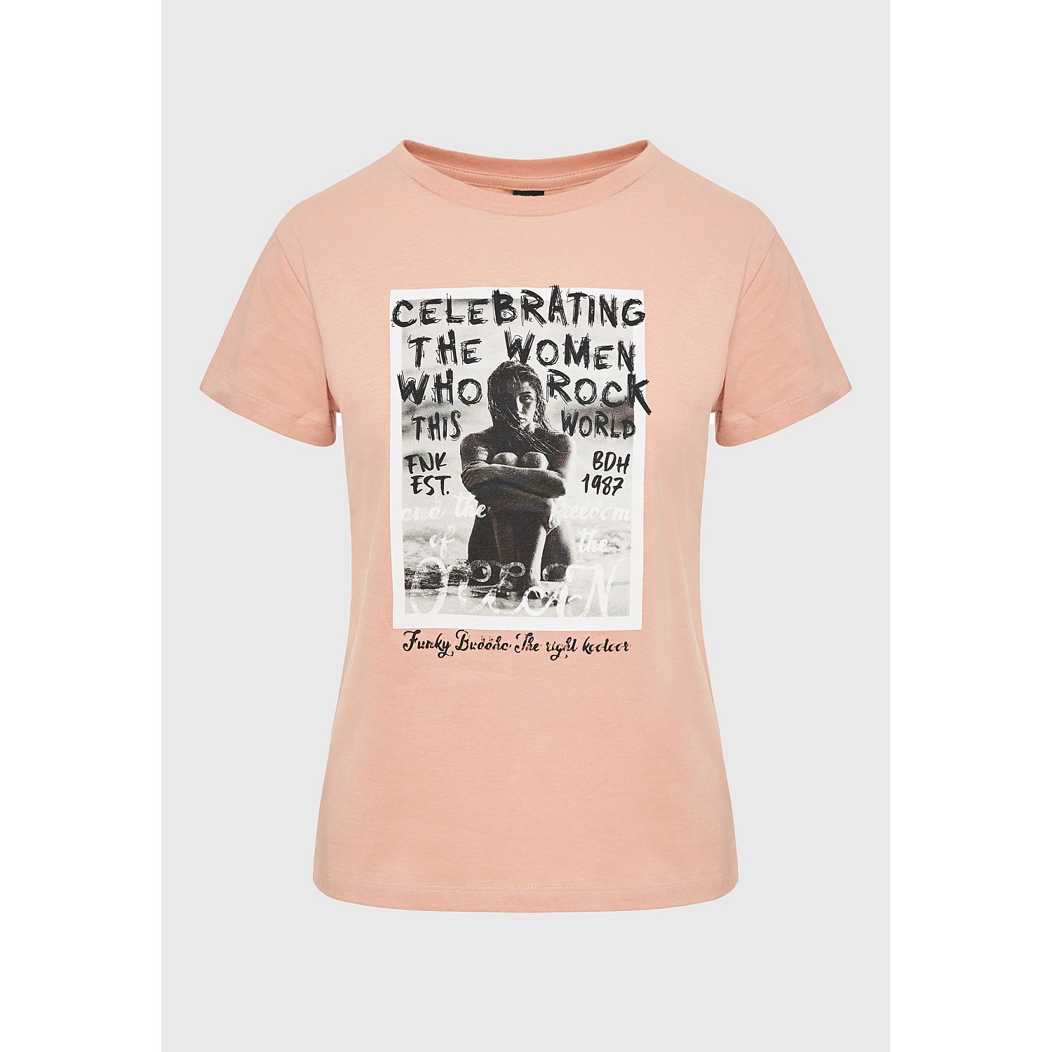 FUNKY BUDDHA Γυναικείο T-Shirt FBL009-124-04