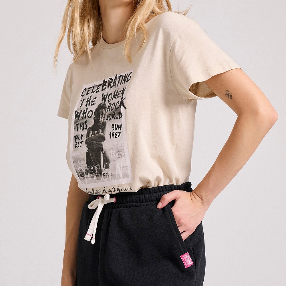 FUNKY BUDDHA Γυναικείο T-Shirt FBL009-124-04
