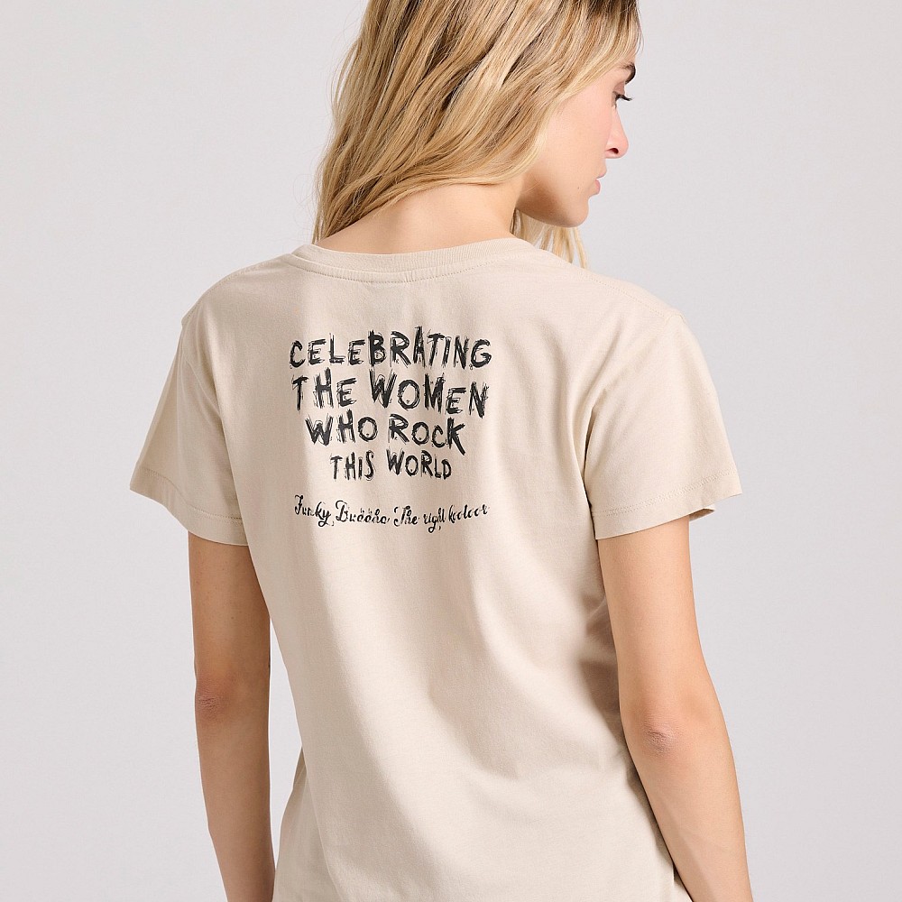 FUNKY BUDDHA Γυναικείο T-Shirt FBL009-124-04