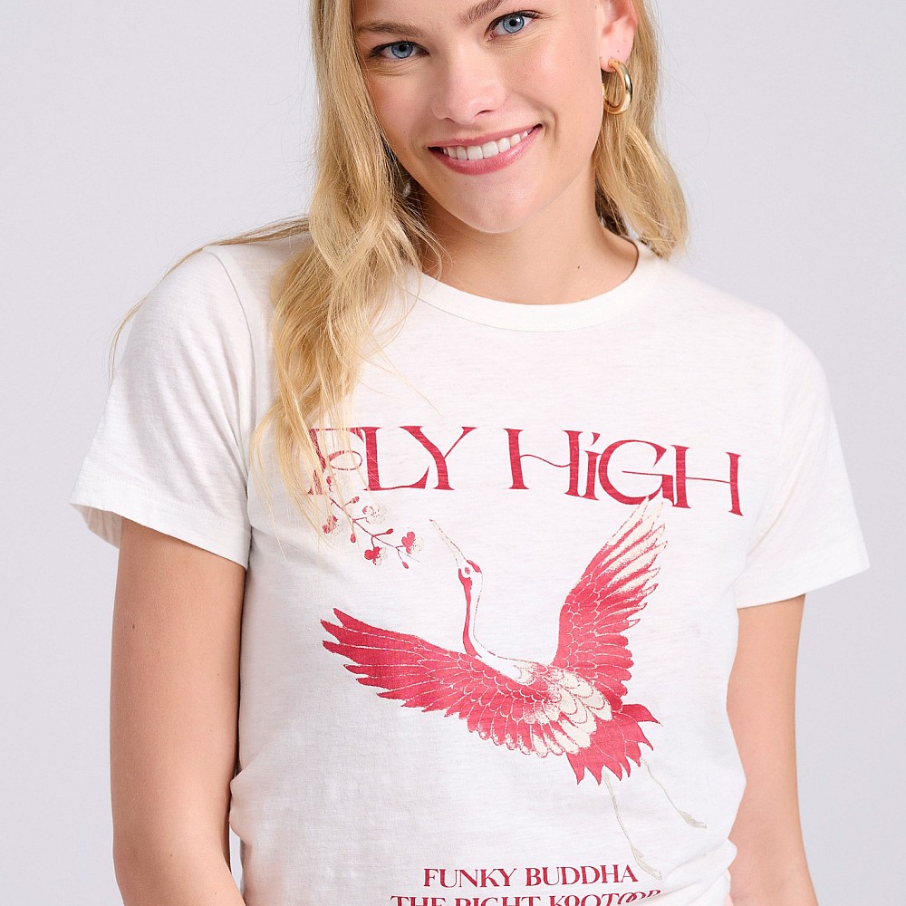 FUNKY BUDDHA Γυναικείο Cropped T-Shirt FBL009-146-04