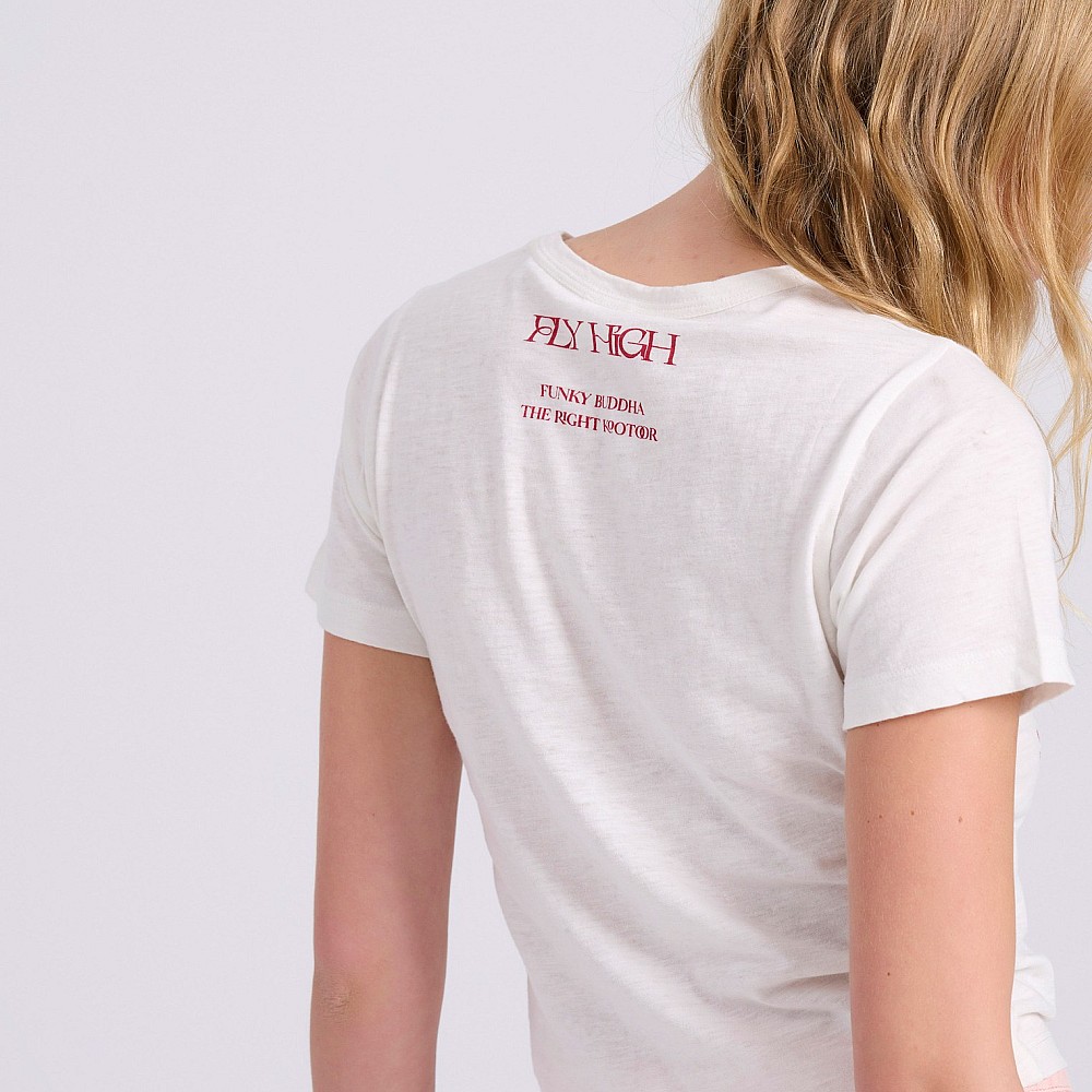 FUNKY BUDDHA Γυναικείο Cropped T-Shirt FBL009-146-04