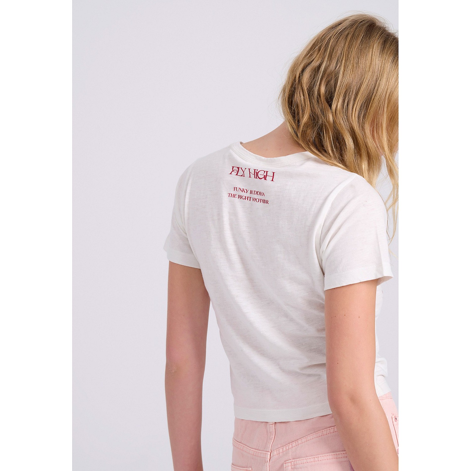 FUNKY BUDDHA Γυναικείο Cropped T-Shirt FBL009-146-04