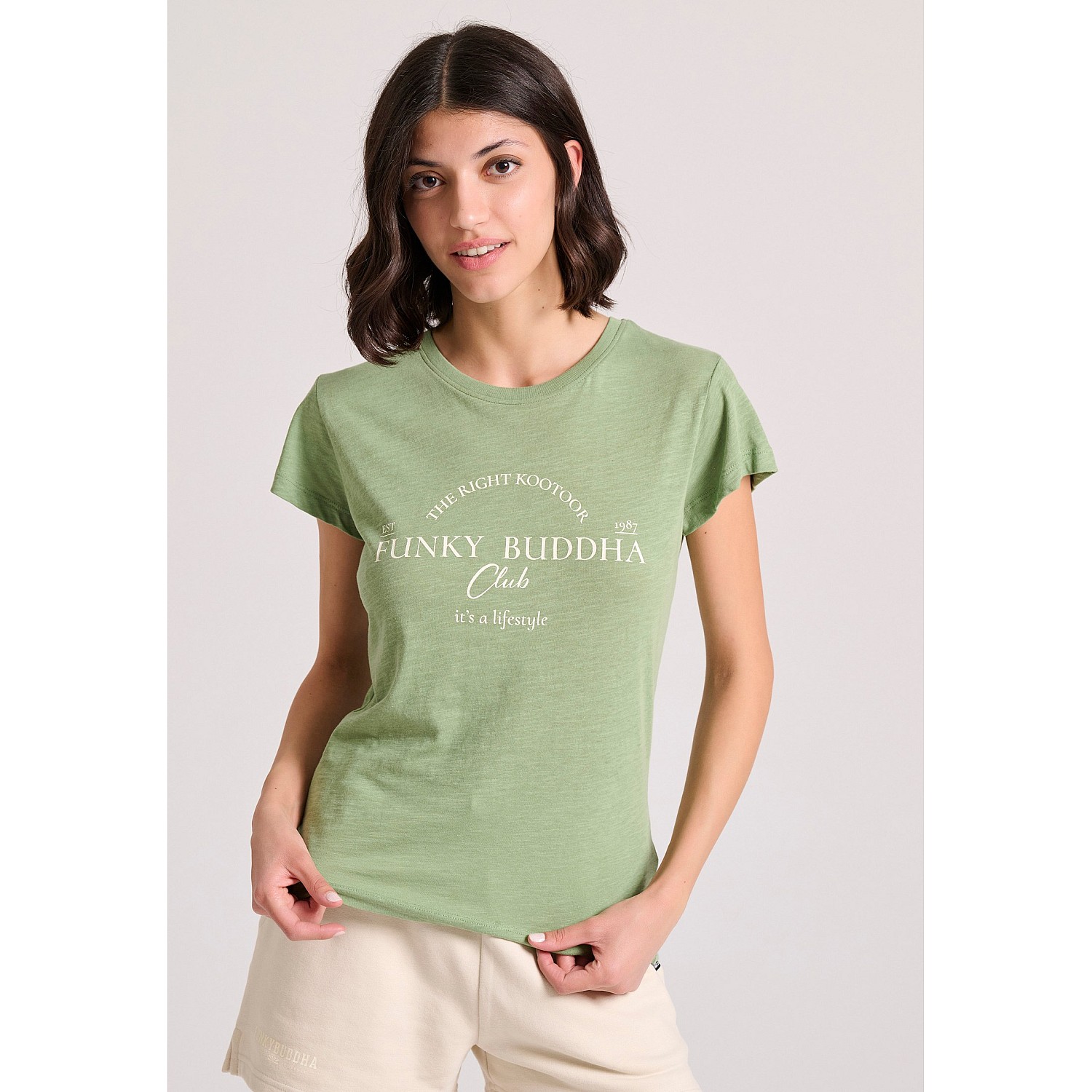 FUNKY BUDDHA Γυναικείο T-Shirt FBL009-162-04