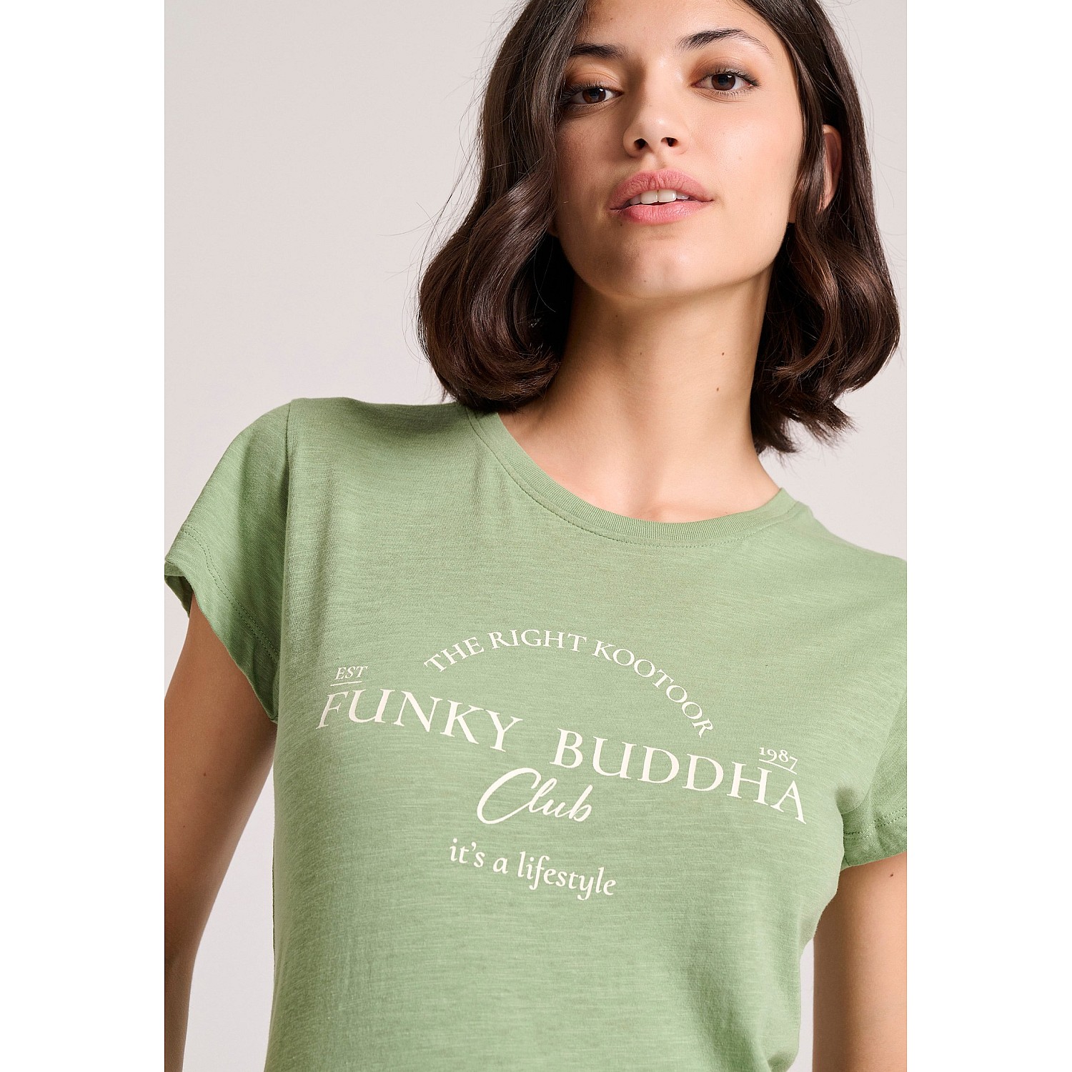 FUNKY BUDDHA Γυναικείο T-Shirt FBL009-162-04