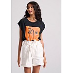 FUNKY BUDDHA Γυναικείο Τζιν Σορτς FBL009-164-03