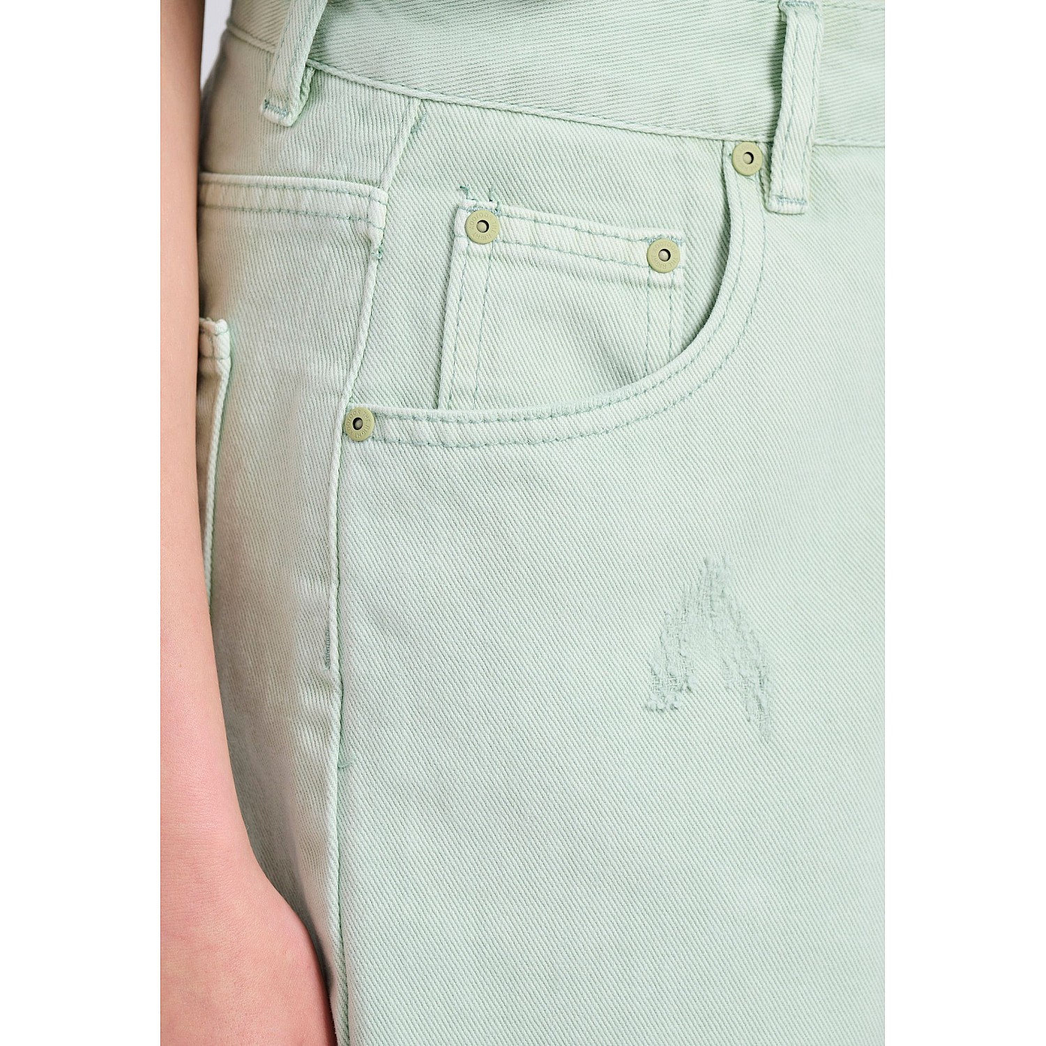 FUNKY BUDDHA Γυναικεία Τζιν Βερμούδα FBL009-172-03