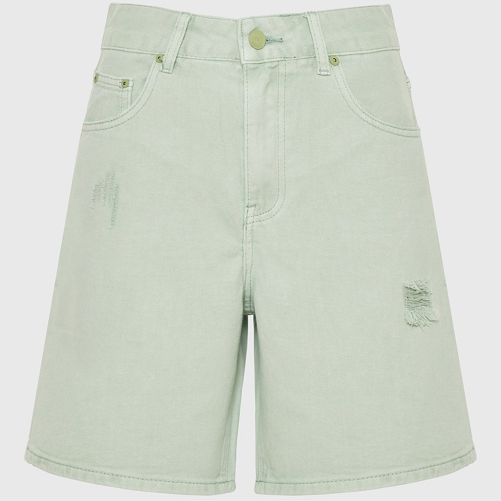 FUNKY BUDDHA Γυναικεία Τζιν Βερμούδα FBL009-172-03
