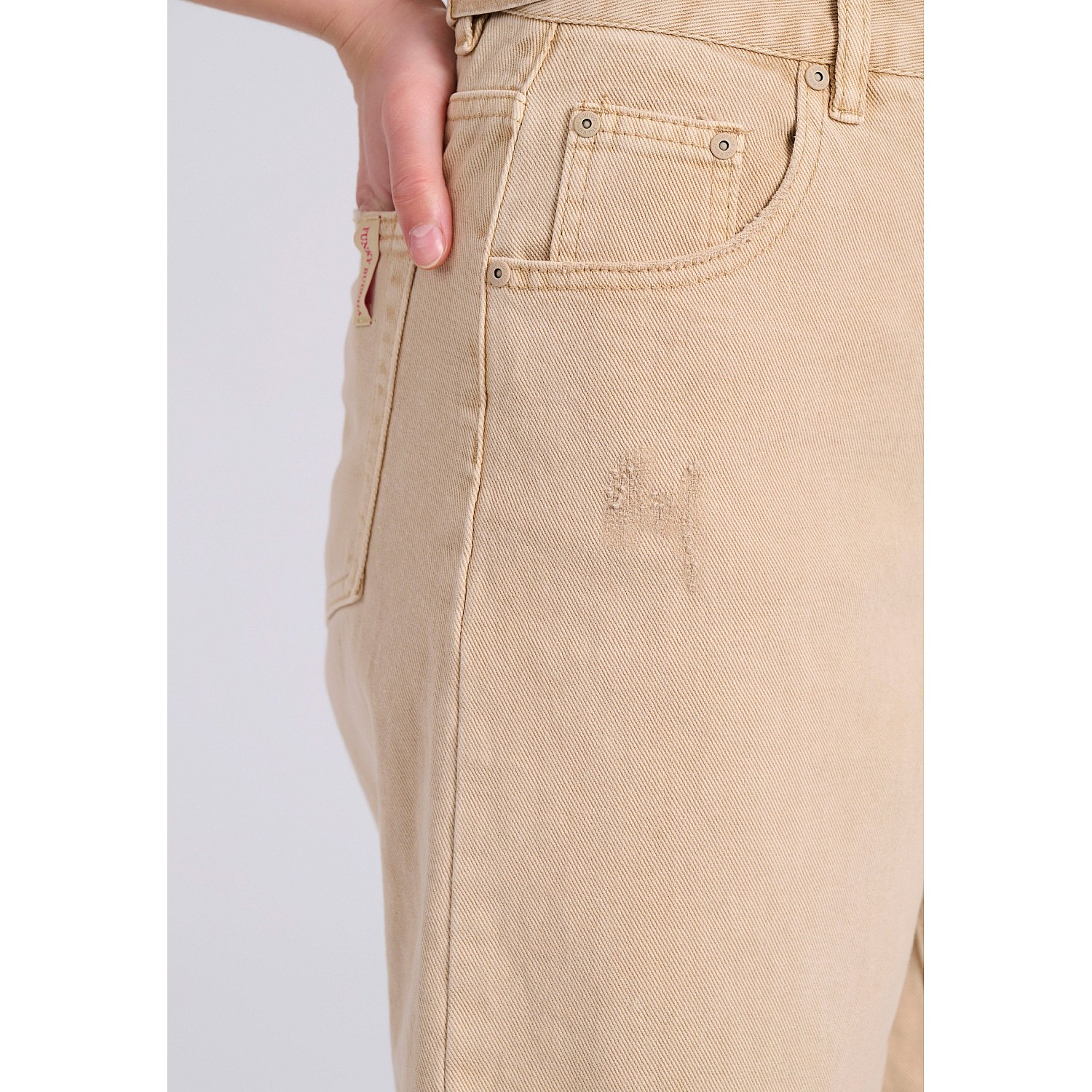 FUNKY BUDDHA Γυναικεία Τζιν Βερμούδα FBL009-172-03