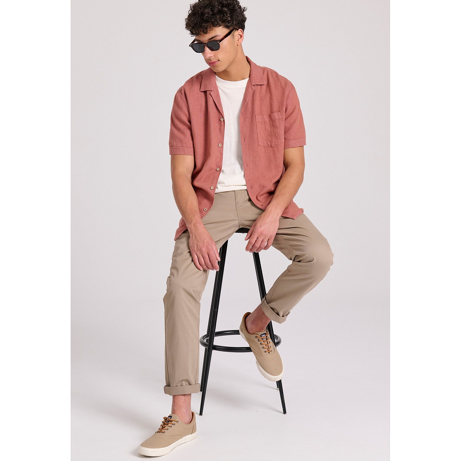 FUNKY BUDDHA Ανδρικό Chino Παντελόνι FBM009-001-02