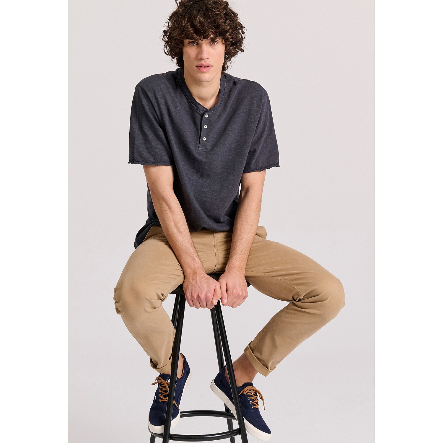 FUNKY BUDDHA Ανδρικό Chino Παντελόνι FBM009-001-02