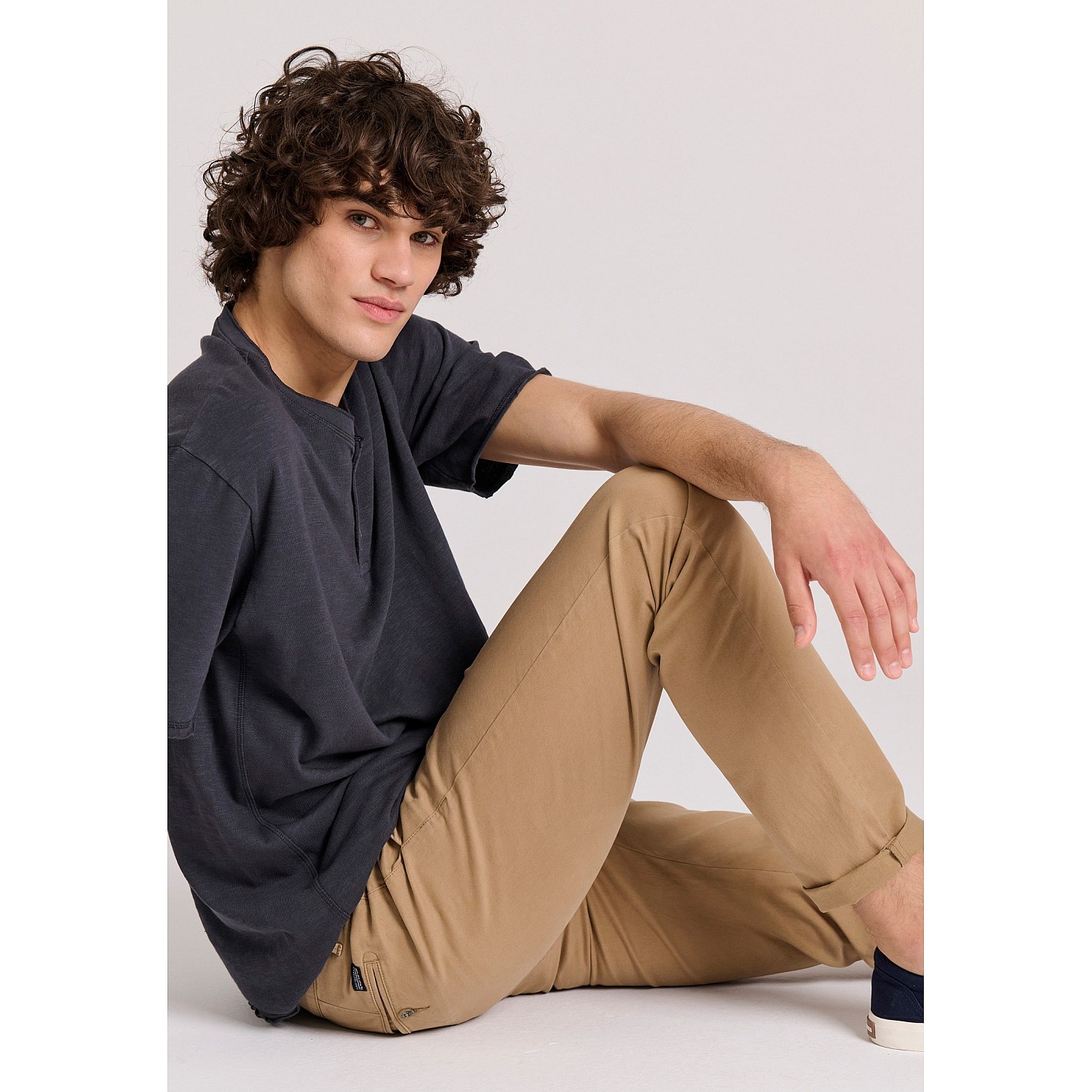 FUNKY BUDDHA Ανδρικό Chino Παντελόνι FBM009-001-02