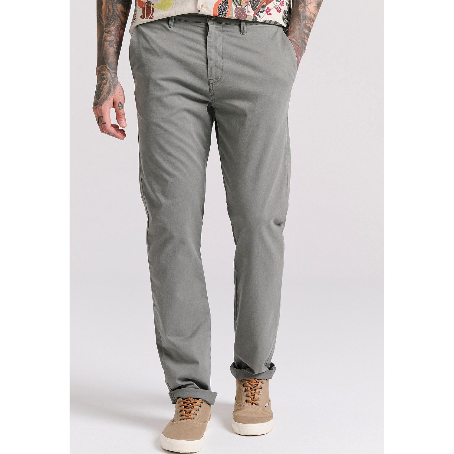 FUNKY BUDDHA Ανδρικό Chino Παντελόνι FBM009-001-02