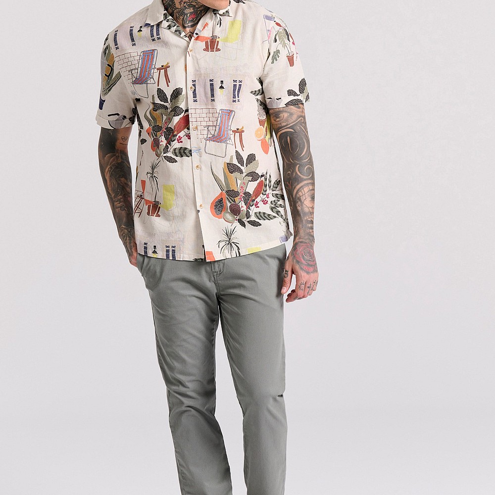 FUNKY BUDDHA Ανδρικό Chino Παντελόνι FBM009-001-02