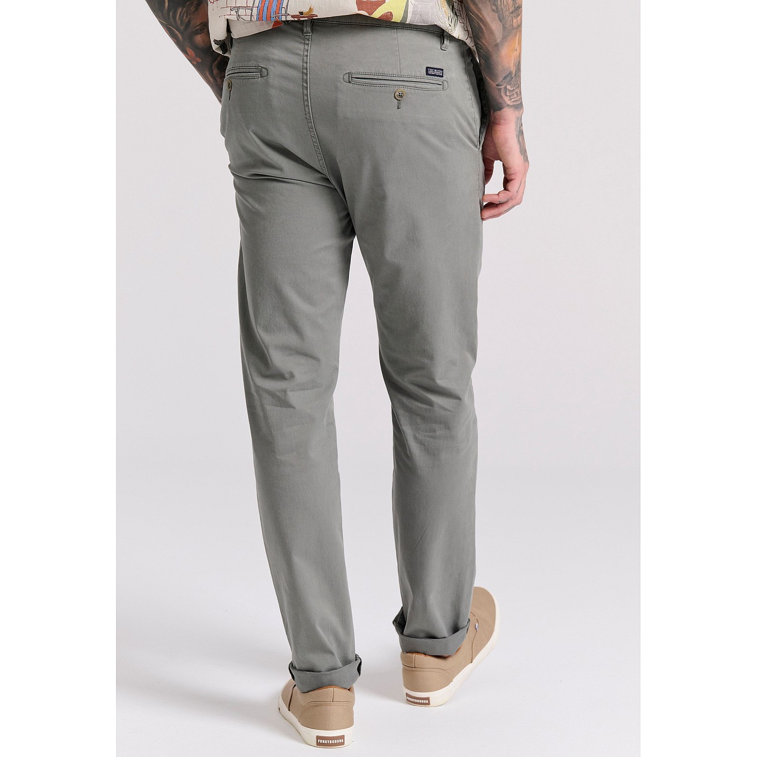 FUNKY BUDDHA Ανδρικό Chino Παντελόνι FBM009-001-02