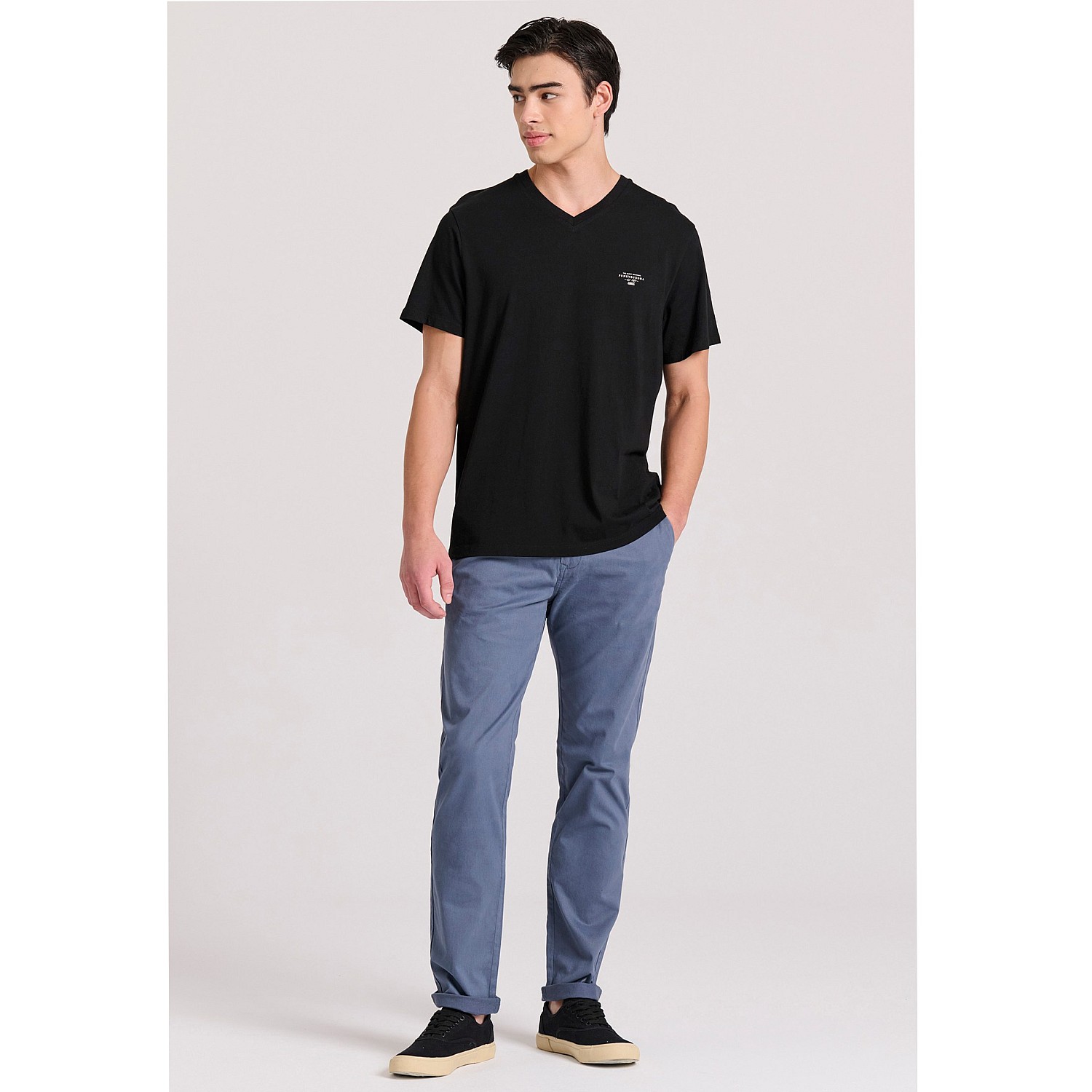 FUNKY BUDDHA Ανδρικό Chino Παντελόνι FBM009-001-02