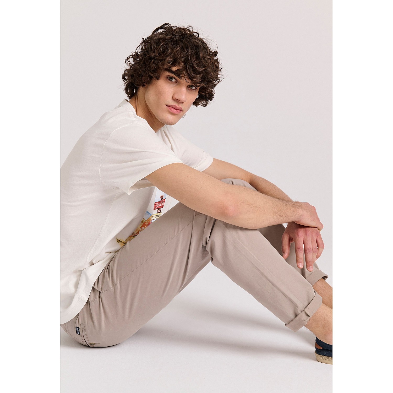 FUNKY BUDDHA Ανδρικό Chino Παντελόνι FBM009-001-02
