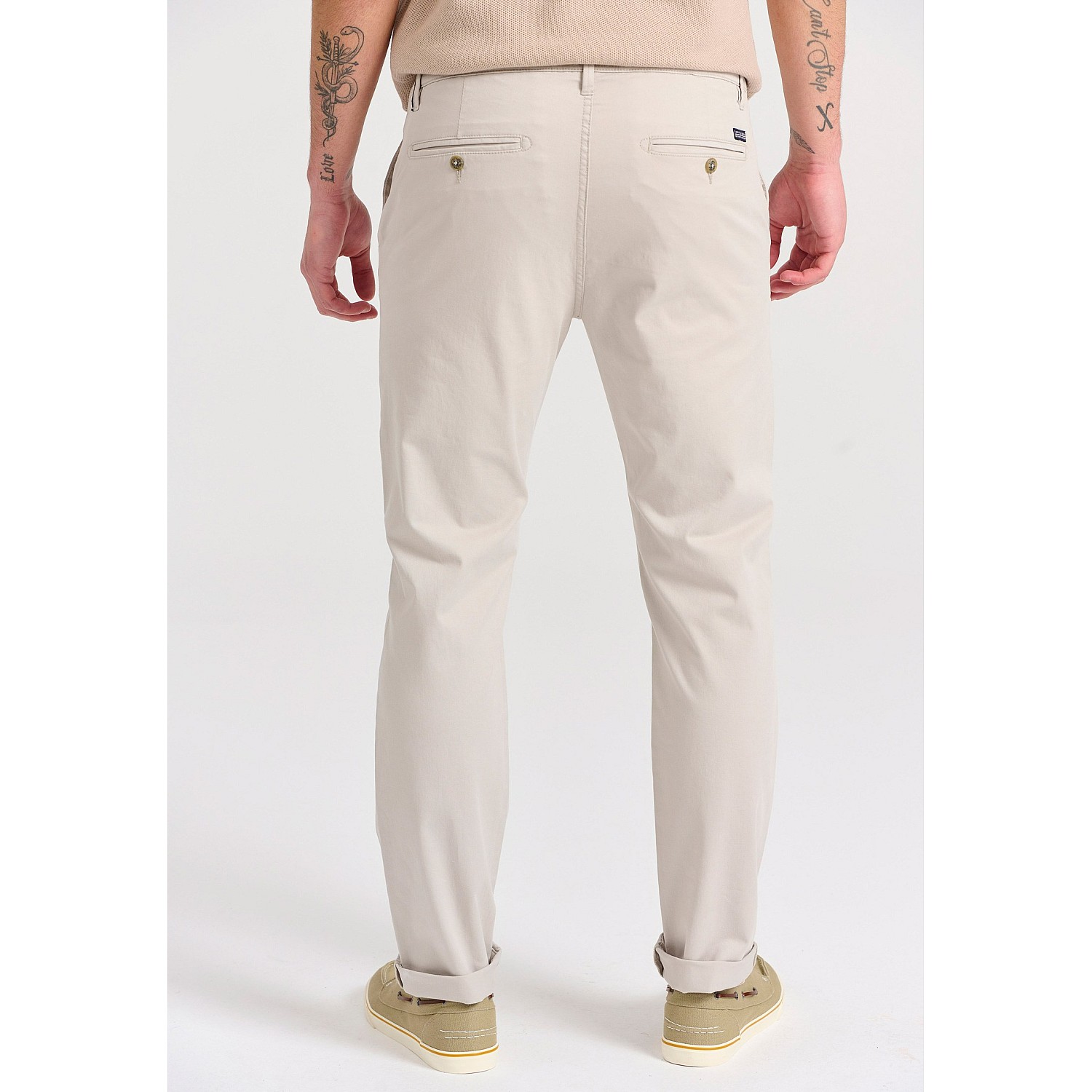 FUNKY BUDDHA Ανδρικό Chino Παντελόνι FBM009-001-02